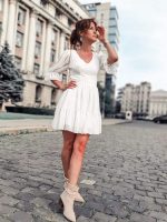 Toscana White Dress -2501