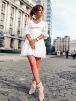 Toscana White Dress -0